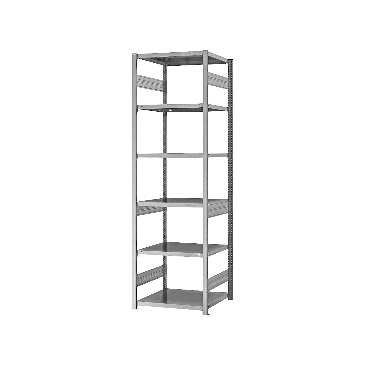 Estantería ensamblable de almacén, galvanizada, construcción pesada &ndash; eurokraft pro