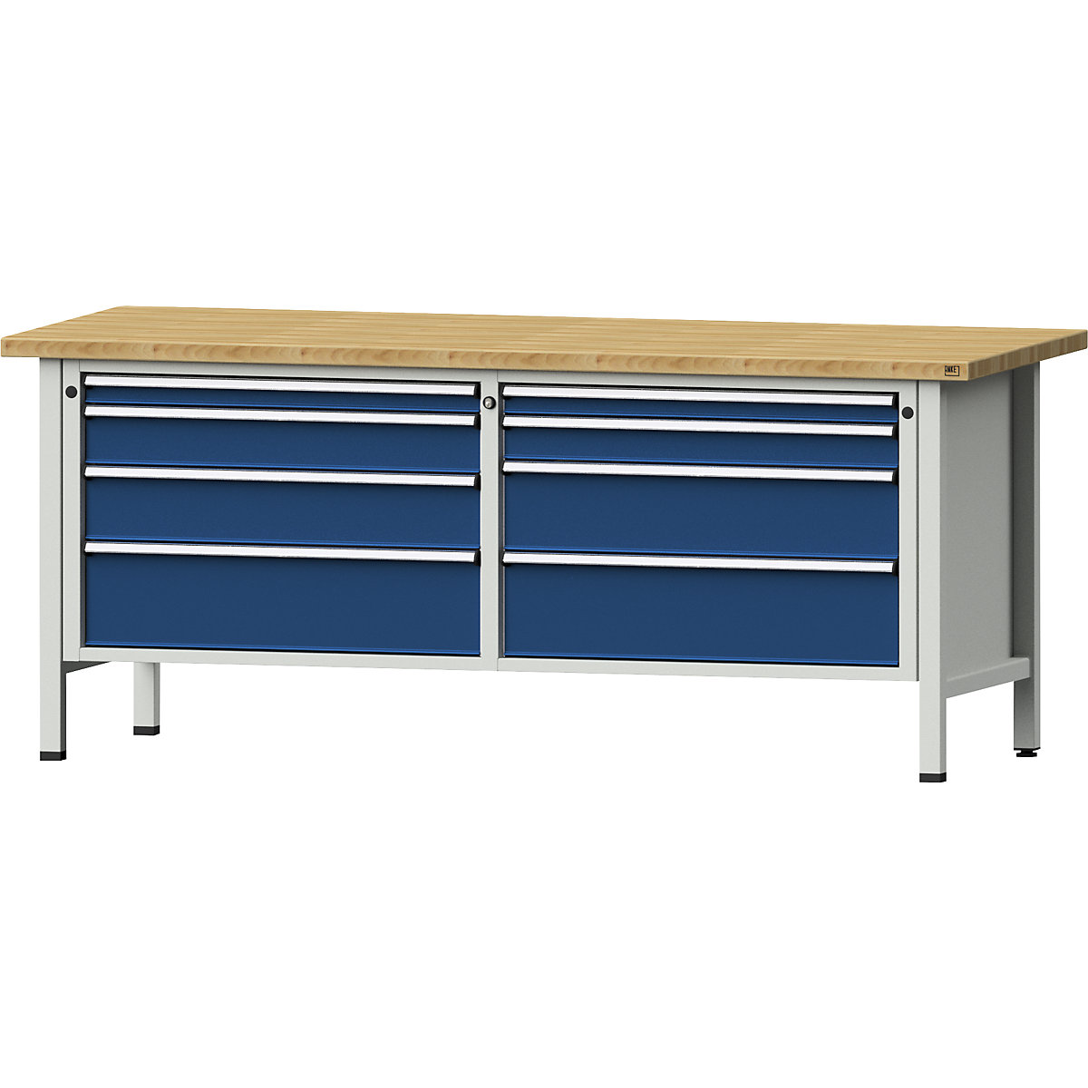 Établi avec tiroirs XL/XXL, sur piétement - ANKE