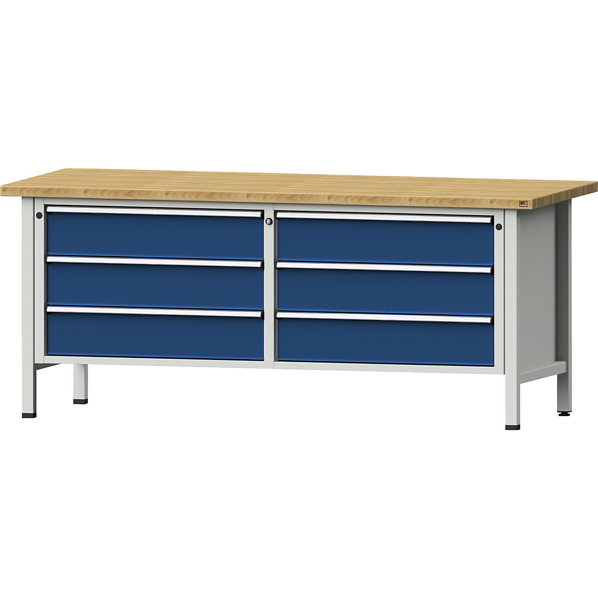 Établi avec tiroirs XL/XXL, sur piétement – ANKE