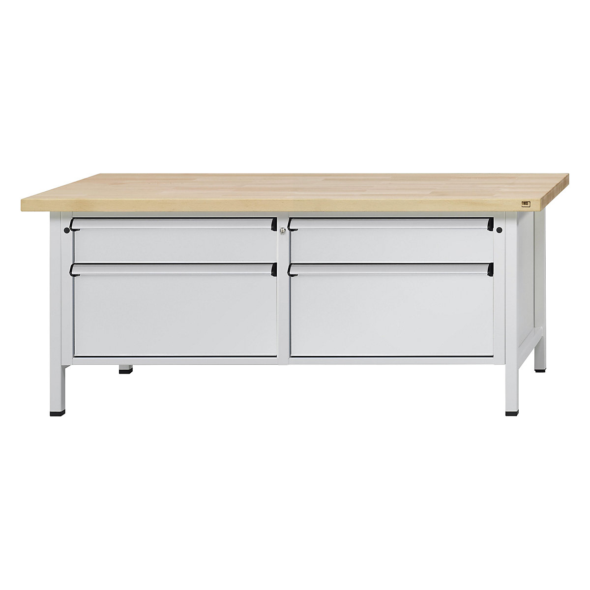 Établi avec tiroirs XL/XXL, sur piétement &ndash; ANKE