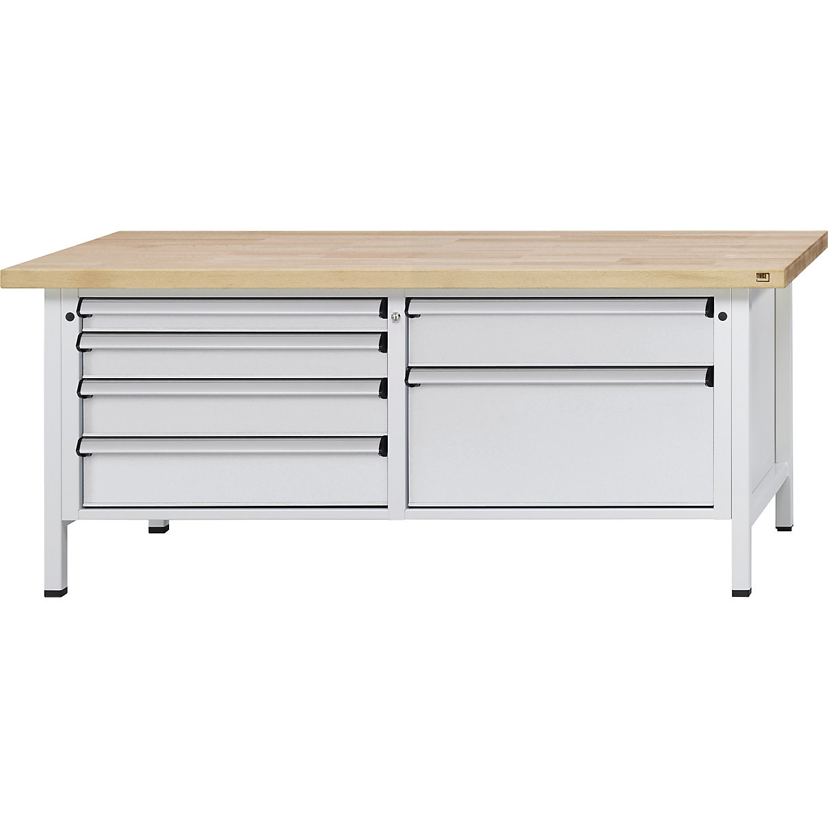 Établi avec tiroirs XL/XXL, sur piétement &ndash; ANKE