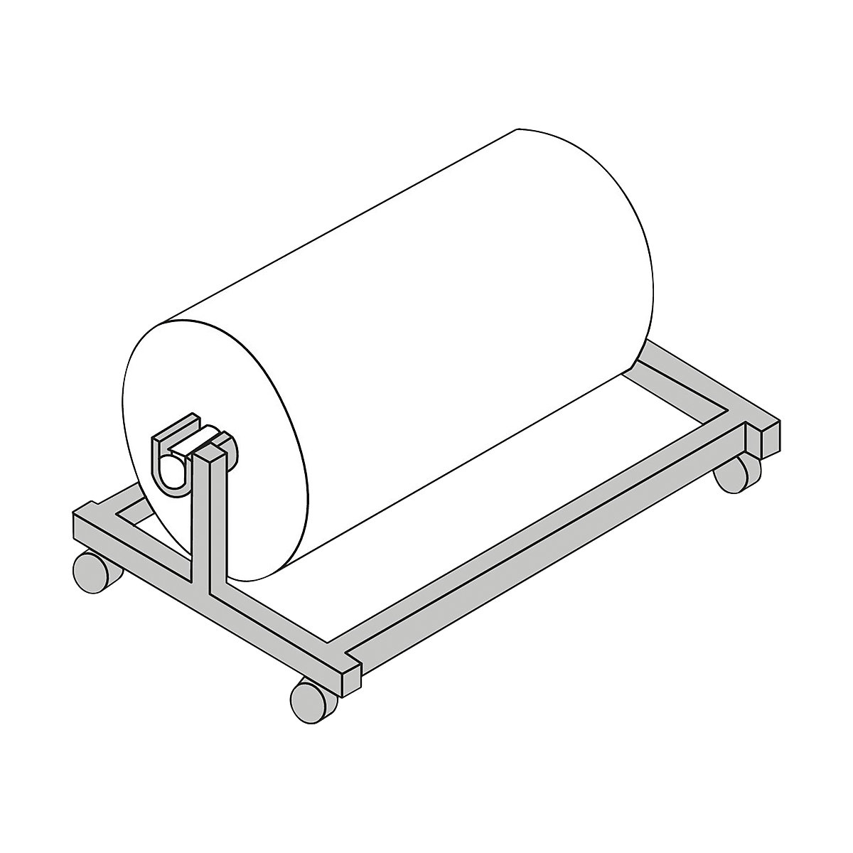 Porte-rouleau, mobile (Illustration du produit 2)-1