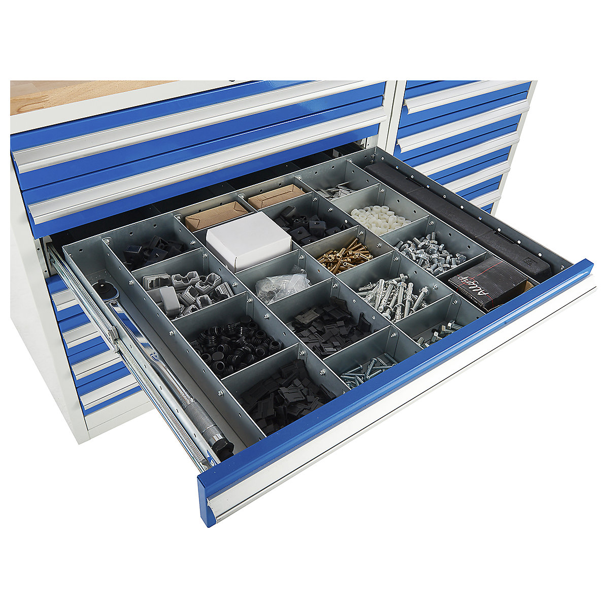 Euroslide 900 Drawer Divider Set for 200mm Depth Drawer | Option D | BiGDUG