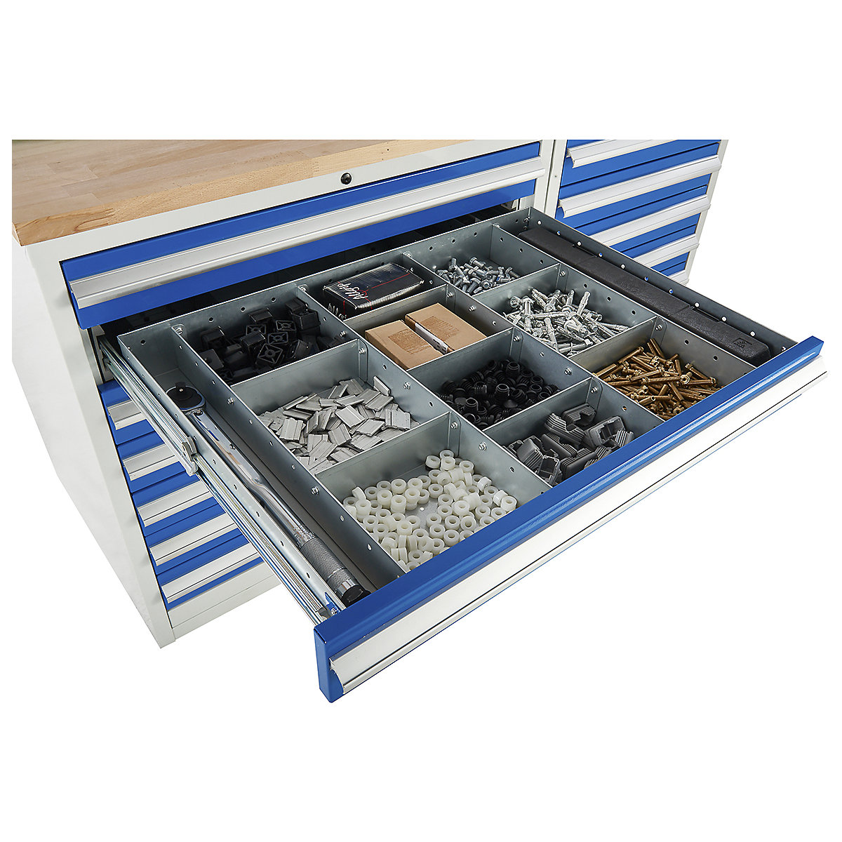 Euroslide 900 Drawer Divider Set for 100mm Depth Drawer | Option A | BiGDUG