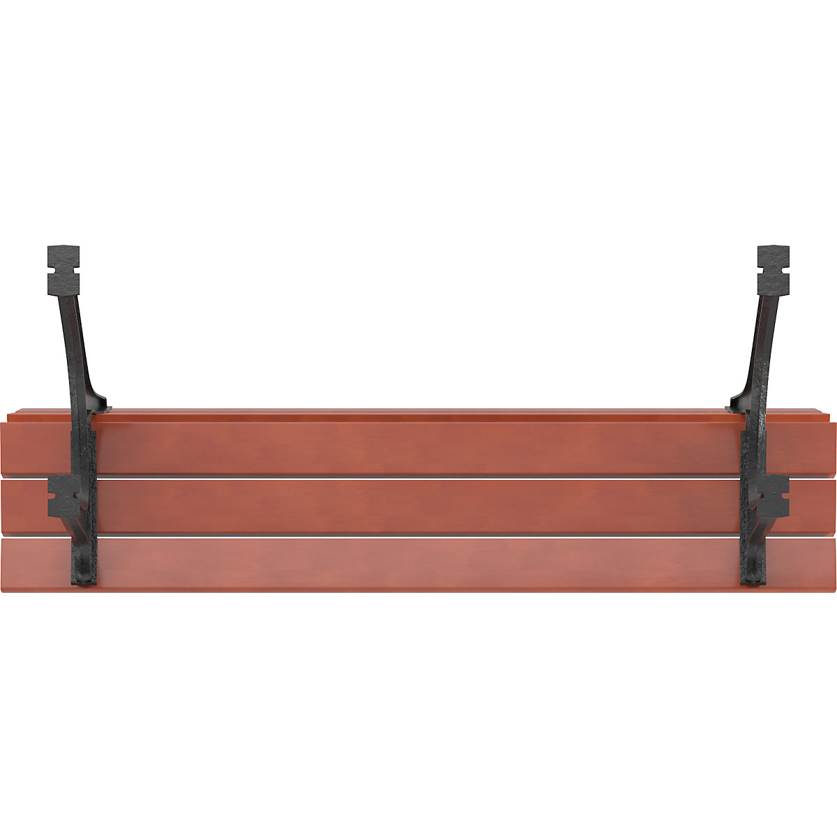 Park bench, solid cast iron frame (Product illustration 4)-3