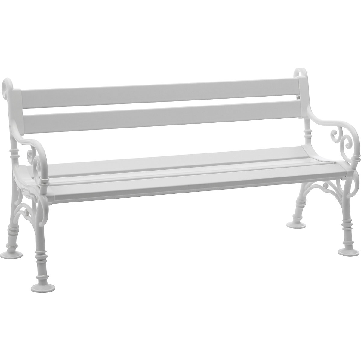 Seating bench, classic, HxD 850 x 600 mm, 3 seater-8