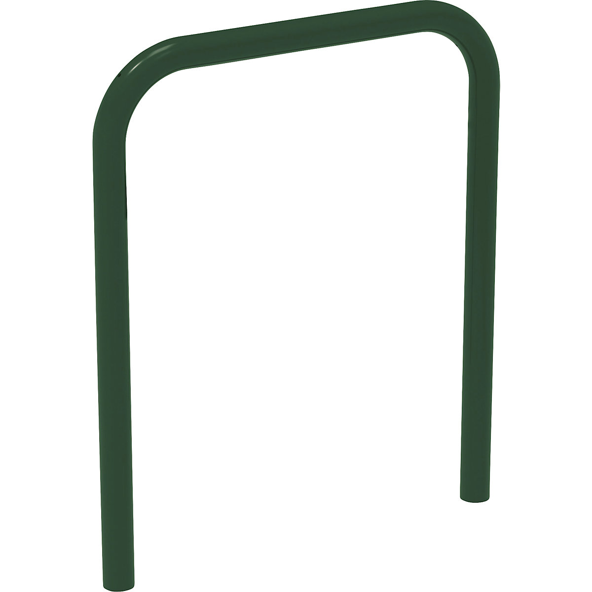 Bicycle parking rail – PROCITY, for concreting in, moss green-3