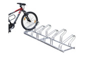 Bicycle rack, bars made of 18 mm steel tubing