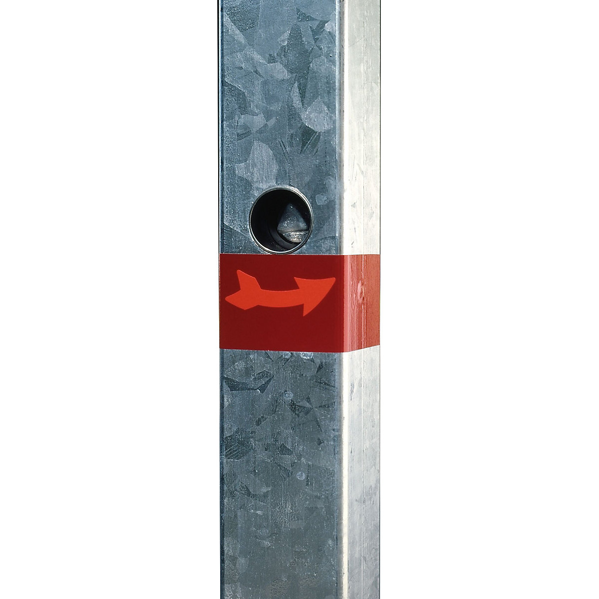 Barrier post made of tubular steel (Product illustration 6)