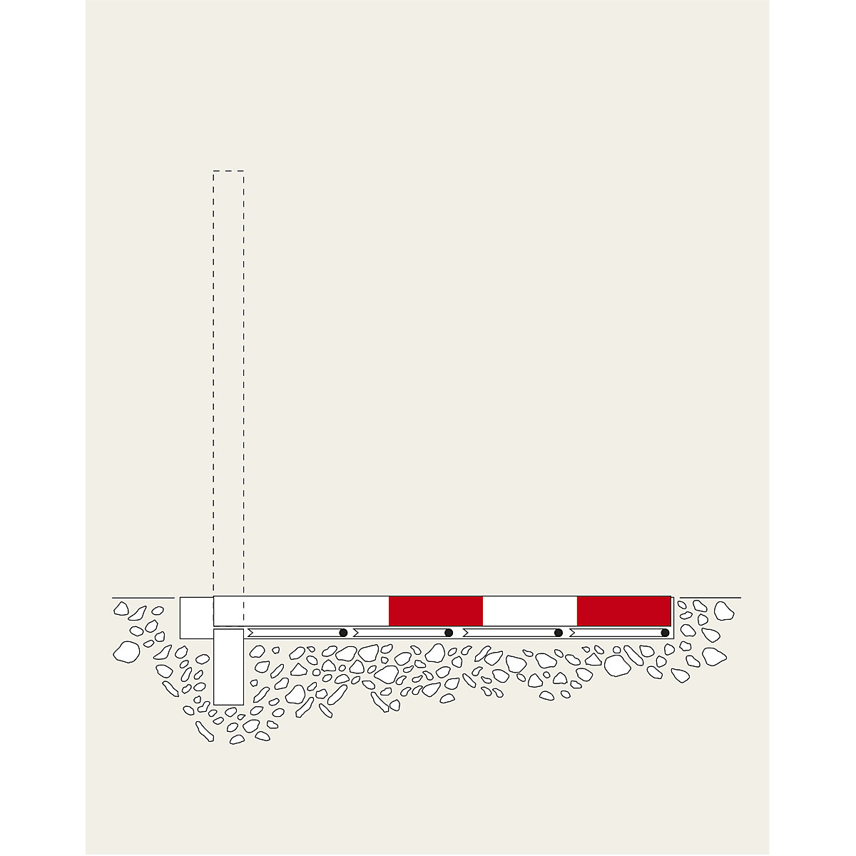 Folding barrier post (Product illustration 16)-15