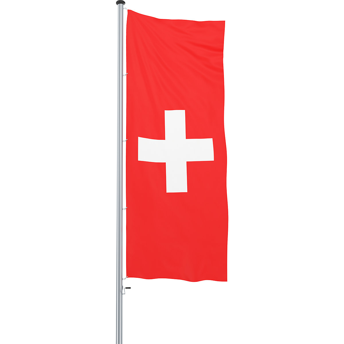 Mannus – Flag for hoisting/national flag, format 1.2 x 3 m, Switzerland