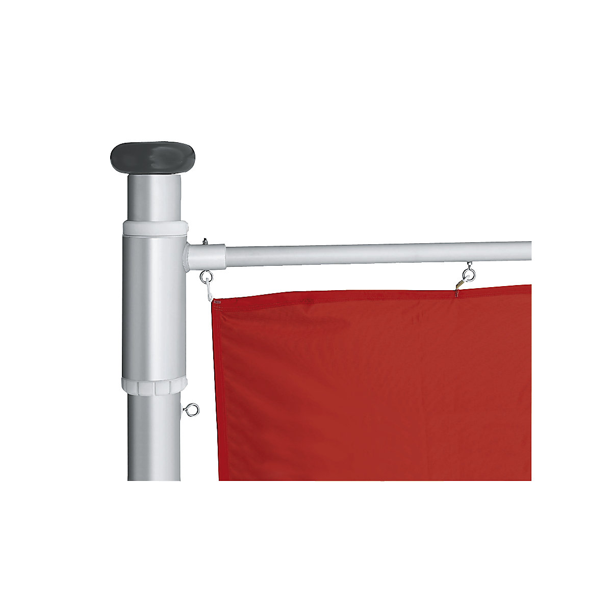PRESTIGE aluminium flag pole – Mannus (Product illustration 2)-1