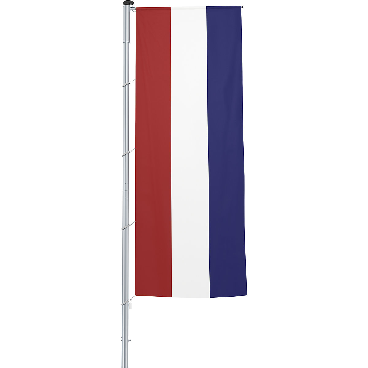 Vertical flag with outrigger/national flag – Mannus, format 1.2 x 3 m, Netherlands-12