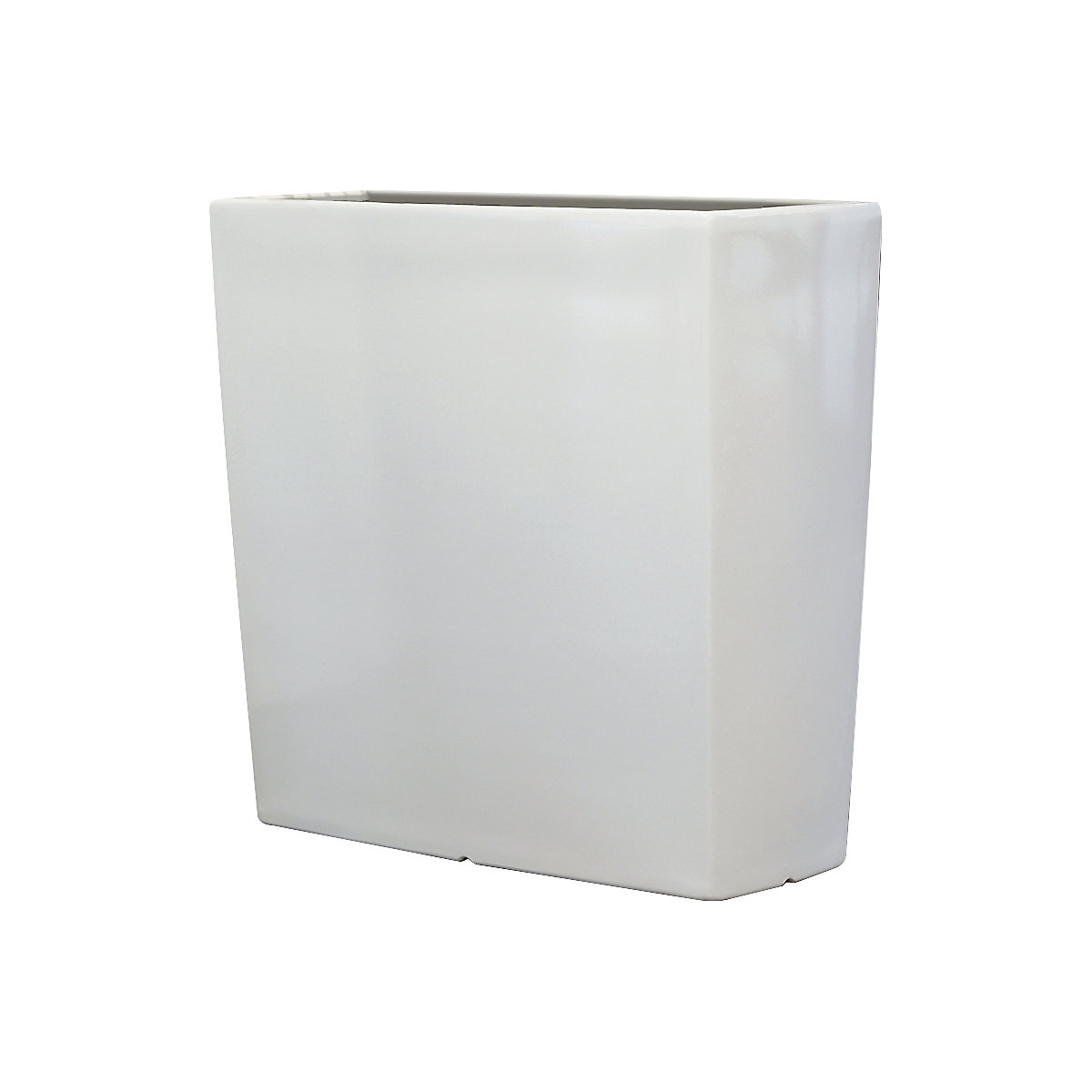 Plant container – DEGARDO, TREVIA 900K, HxWxD 900 x 900 x 390 mm, white-4
