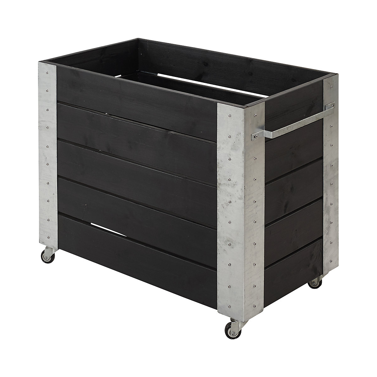 Planter box with castors