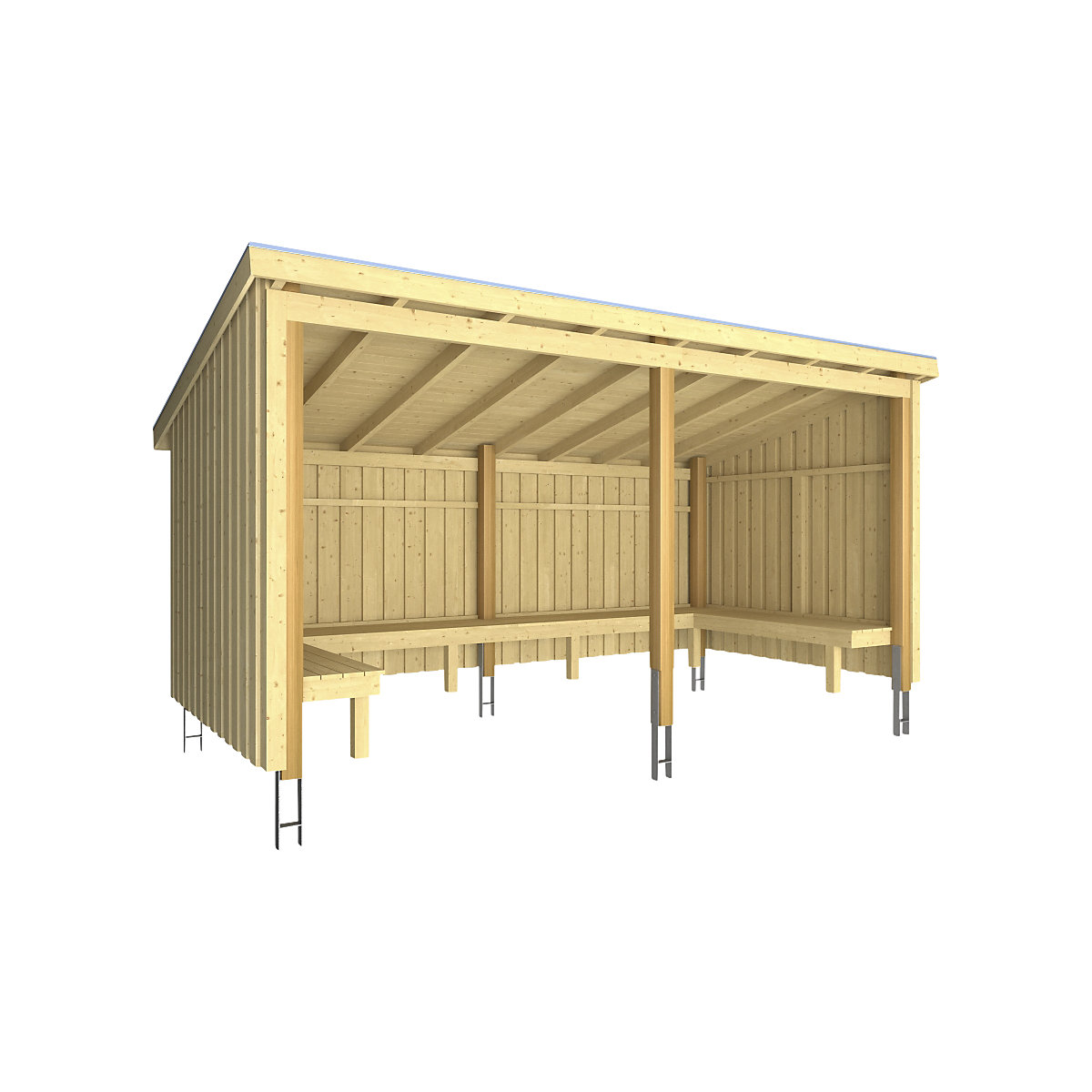 Nordic BBQ hut