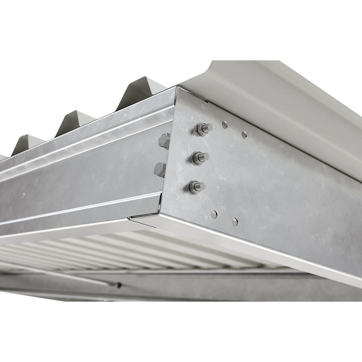 Vehicle shelter EcoCover for 2 parking spaces with steel roof (Product illustration 3)-2