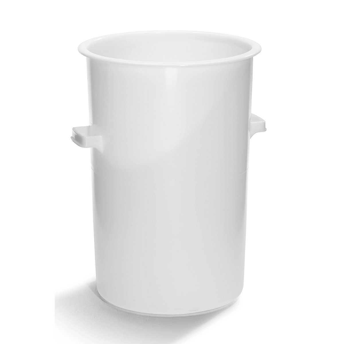 Cylindrical bin made of HDPE, food safe, capacity 110 l, height x external Ø (top) 730 x 515 mm, without lid, 5+ items