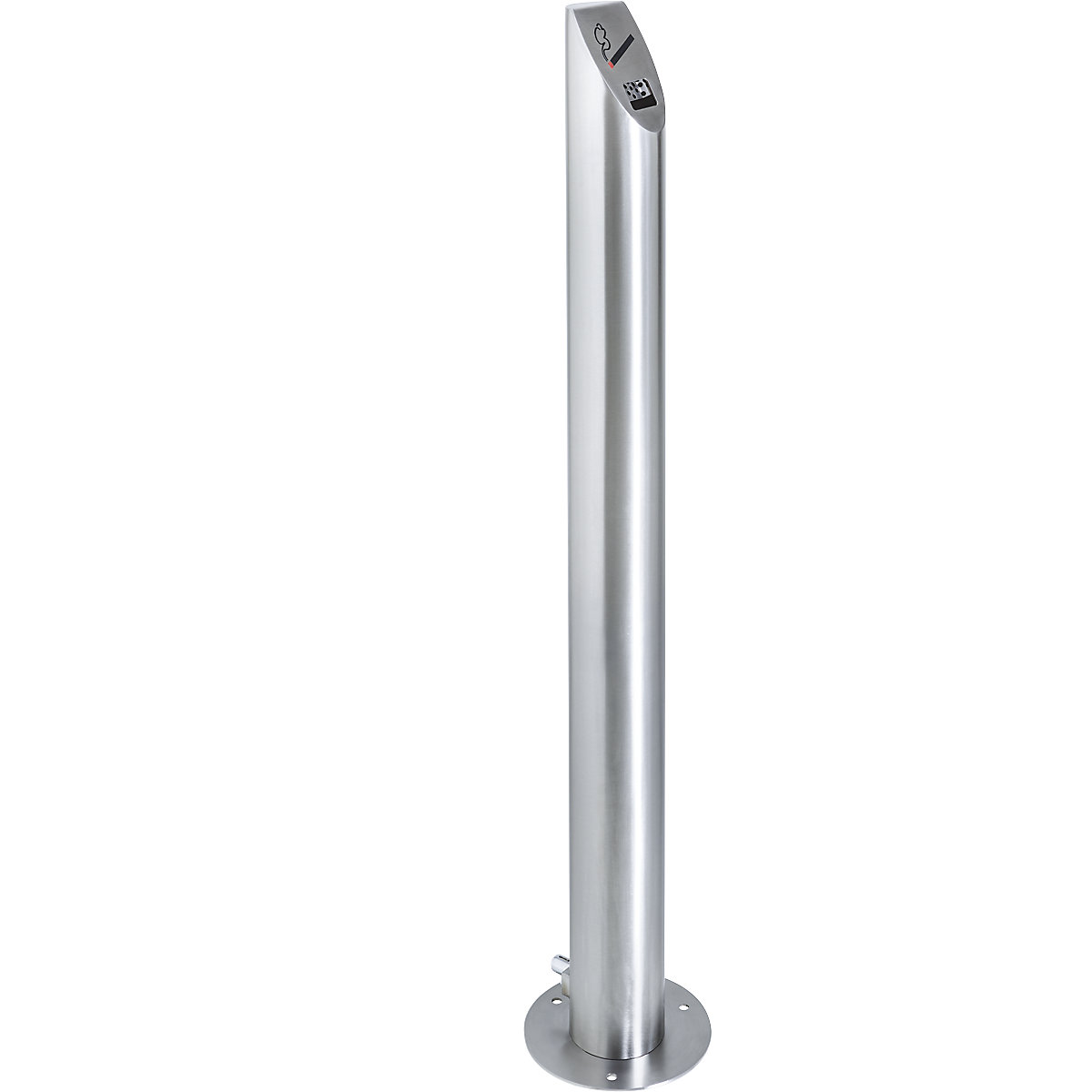 Stainless steel pedestal ashtray – eurokraft pro (Product illustration 6)-5