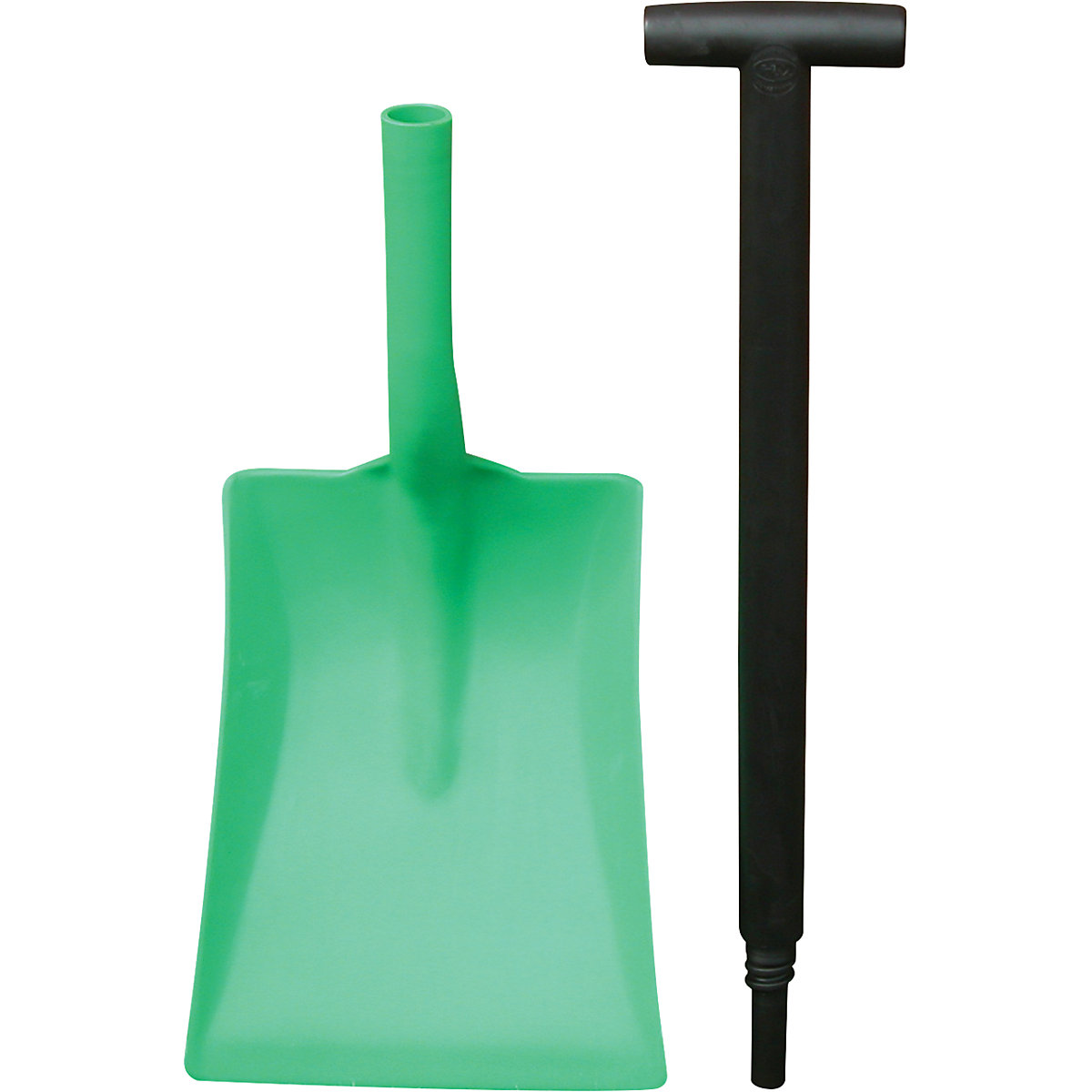 2-part hand shovel – eurokraft basic, length 315 mm, green