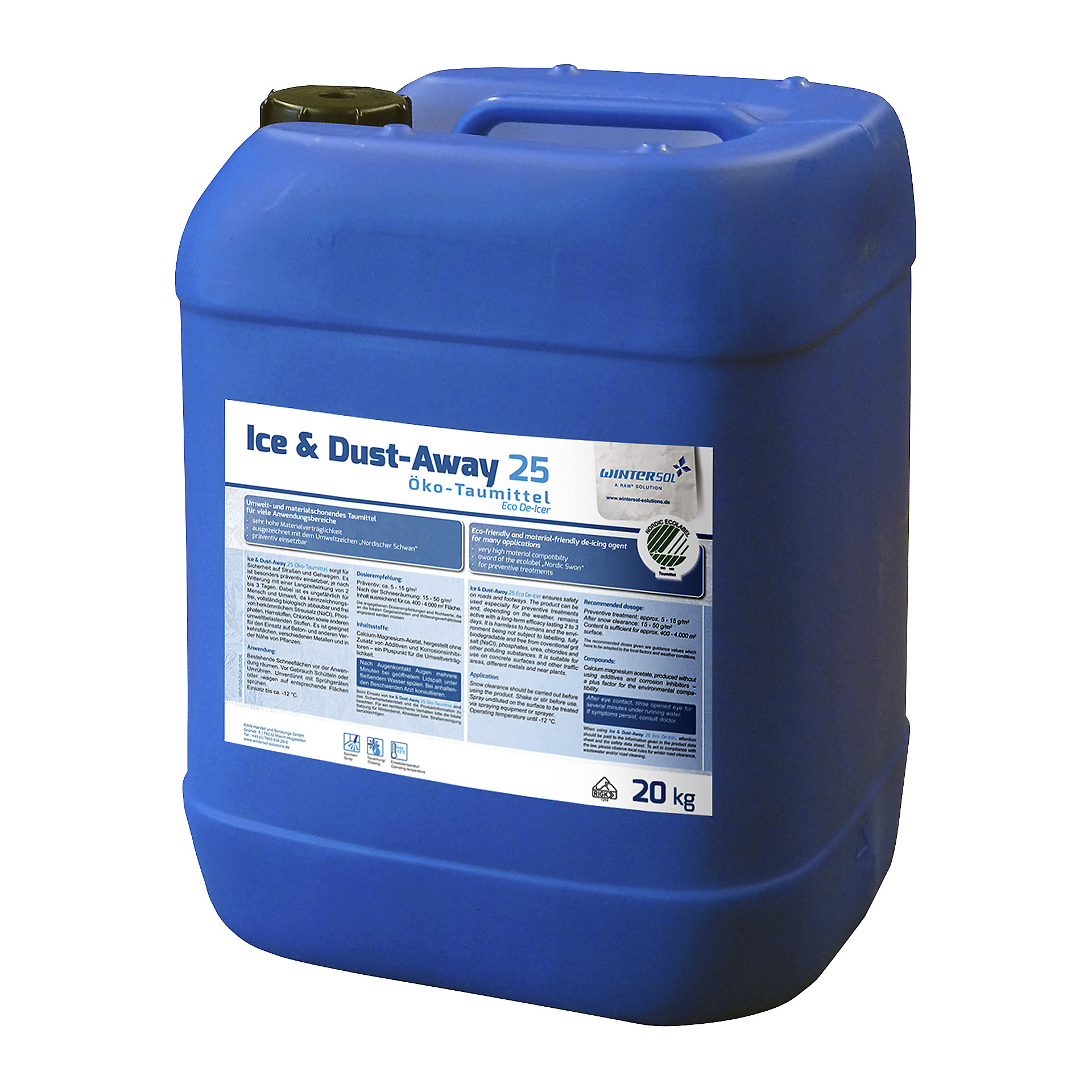 Ecofriendly liquid deicing agent deicing effective down to 12 °C, pack kaiserkraft