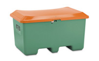 Grit container made of GRP