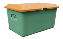 Grit container made of GRP