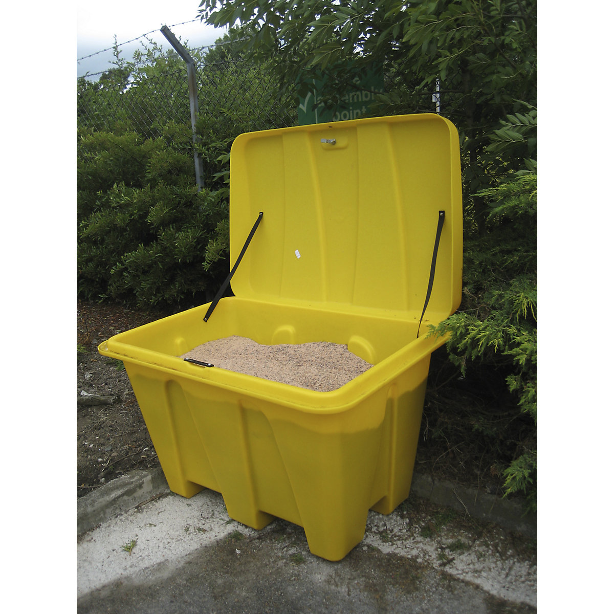 Storage and grit container – eurokraft basic (Product illustration 10)-9