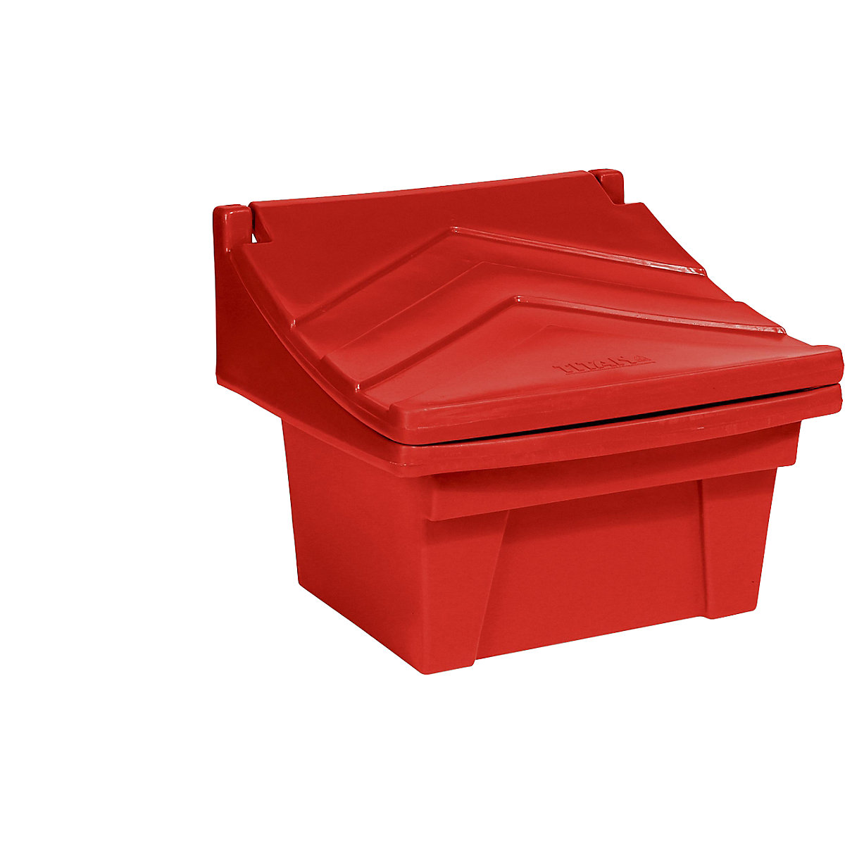 Universal and grit container made of polyethylene, capacity approx. 100 l, red-3