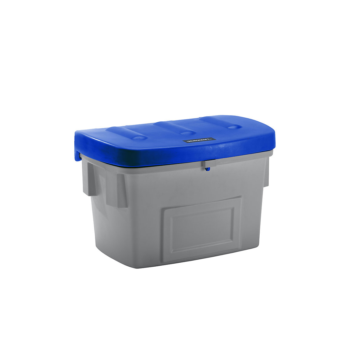 Universal / grit container – eurokraft pro, without dispenser opening, 200 l, blue lid-14