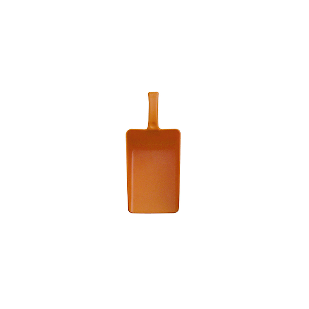 Universal hand shovel made of PP – CEMO, orange, pack of 5, overall length 360 mm-1