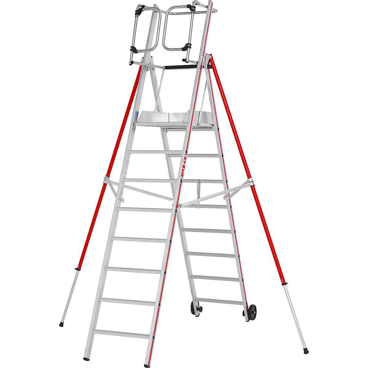 Aluminiowa drabina platformowa – HYMER