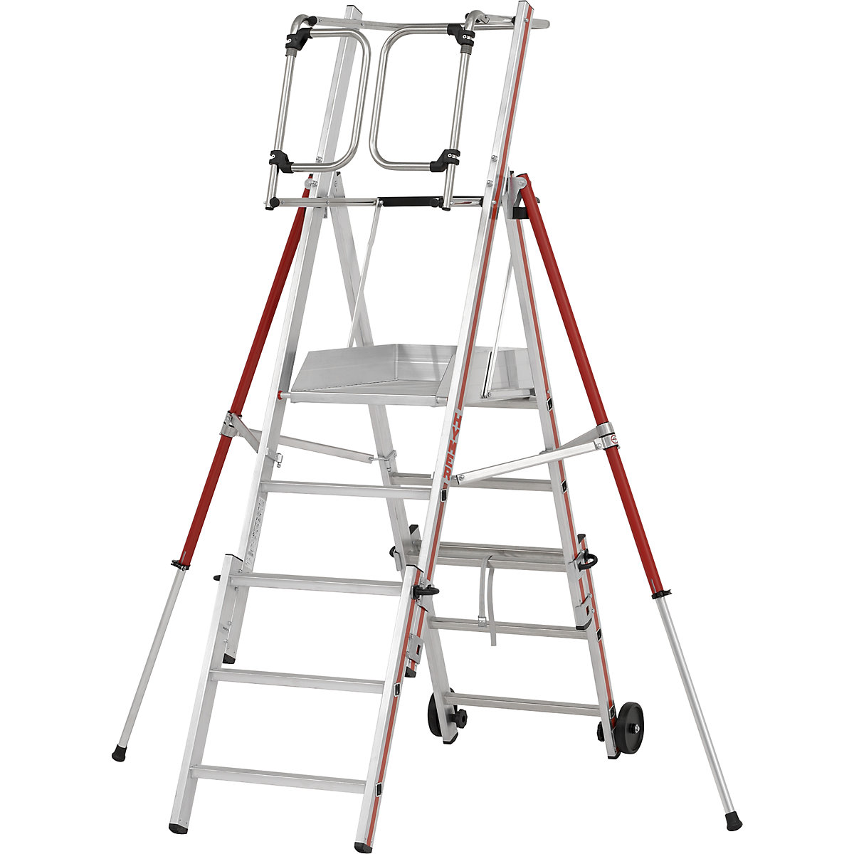 Aluminiowa drabina platformowa &ndash; HYMER