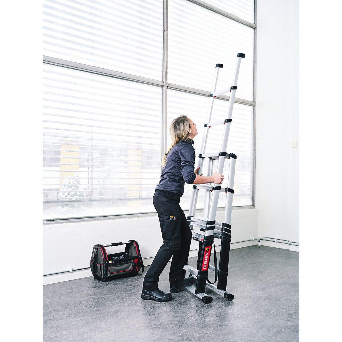 Teleskopowa drabina uniwersalna COMBI LINE – Telesteps (Zdjęcie produktu 11)-10