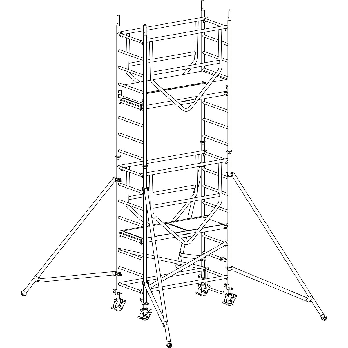 Rusztowanie ruchome ADVANCED SAFE-T 7070 – HYMER (Zdjęcie produktu 5)-4
