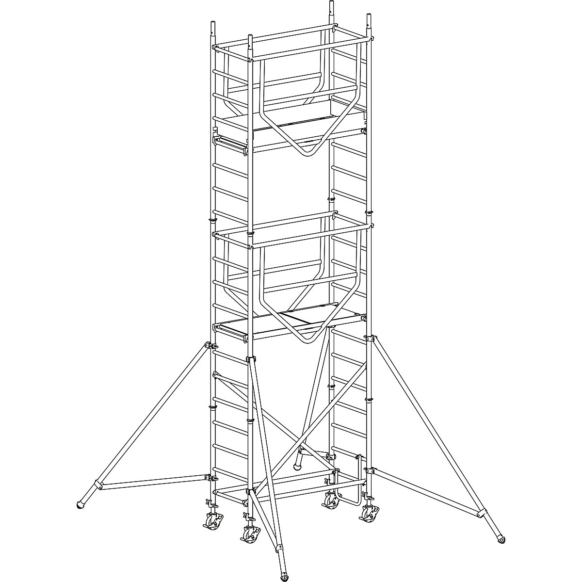 Rusztowanie ruchome ADVANCED SAFE-T 7070 – HYMER (Zdjęcie produktu 5)-4