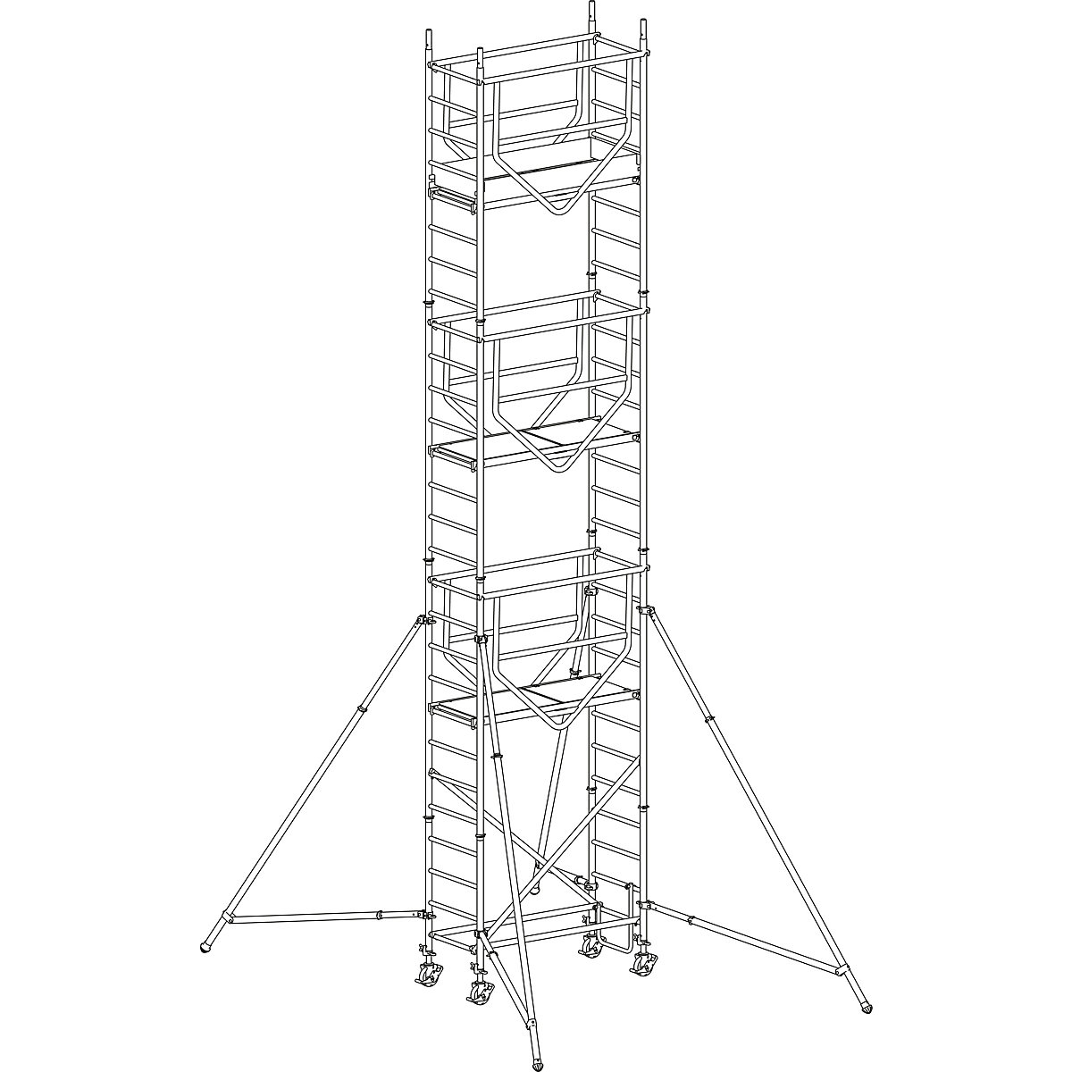 Rusztowanie ruchome ADVANCED SAFE-T 7070 – HYMER (Zdjęcie produktu 5)-4