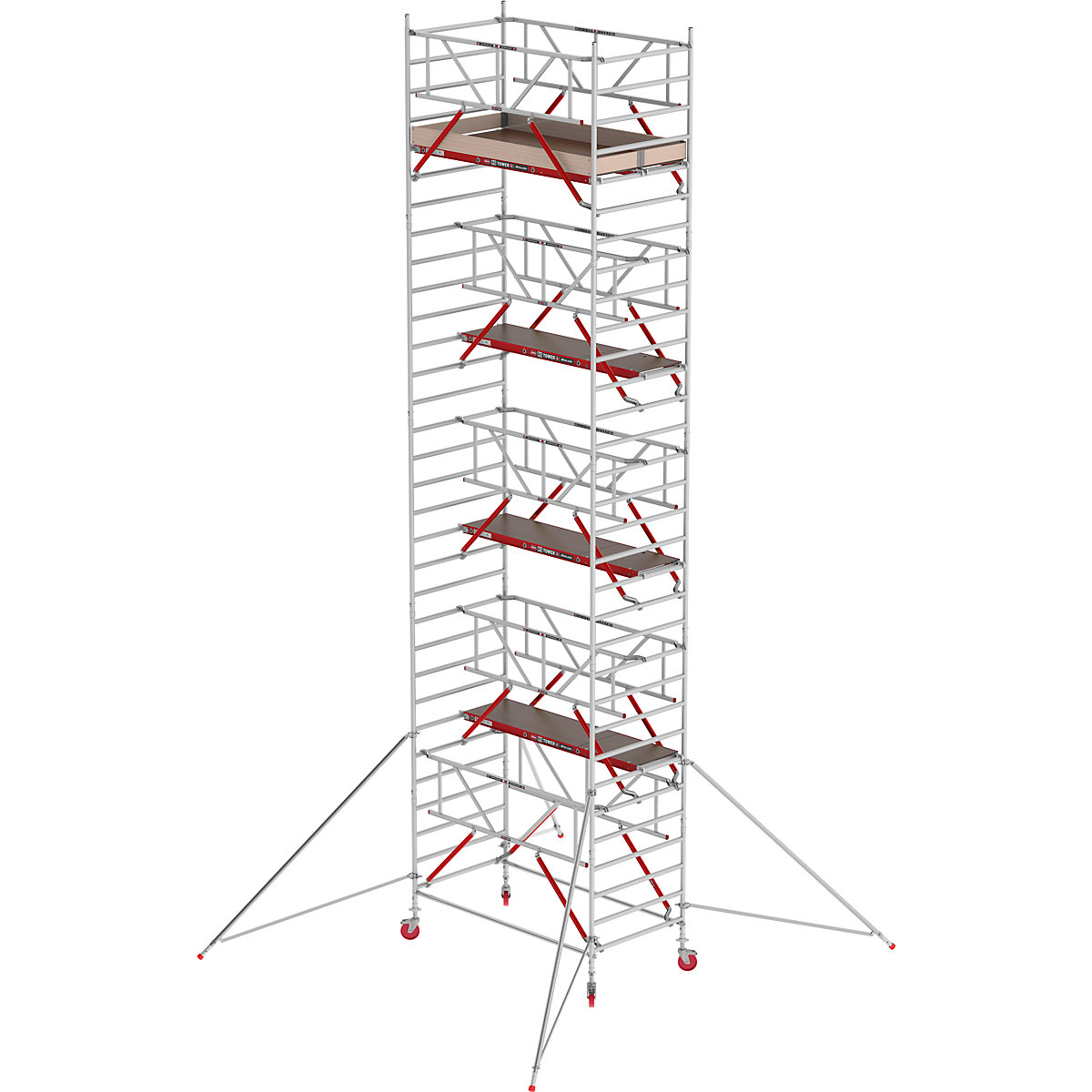 Rusztowanie ruchome RS TOWER 42, szerokie, z poręczą Safe-Quick&reg; &ndash; Altrex