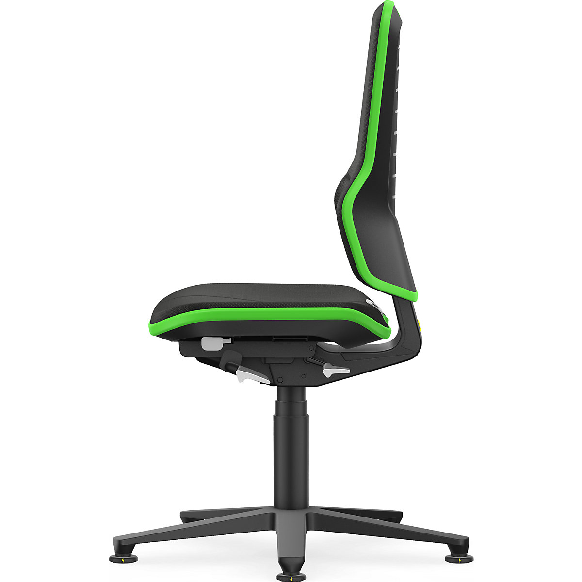 Obrotowe krzesło do pracy ESD NEON, ślizgacze – bimos (Zdjęcie produktu 4)-3