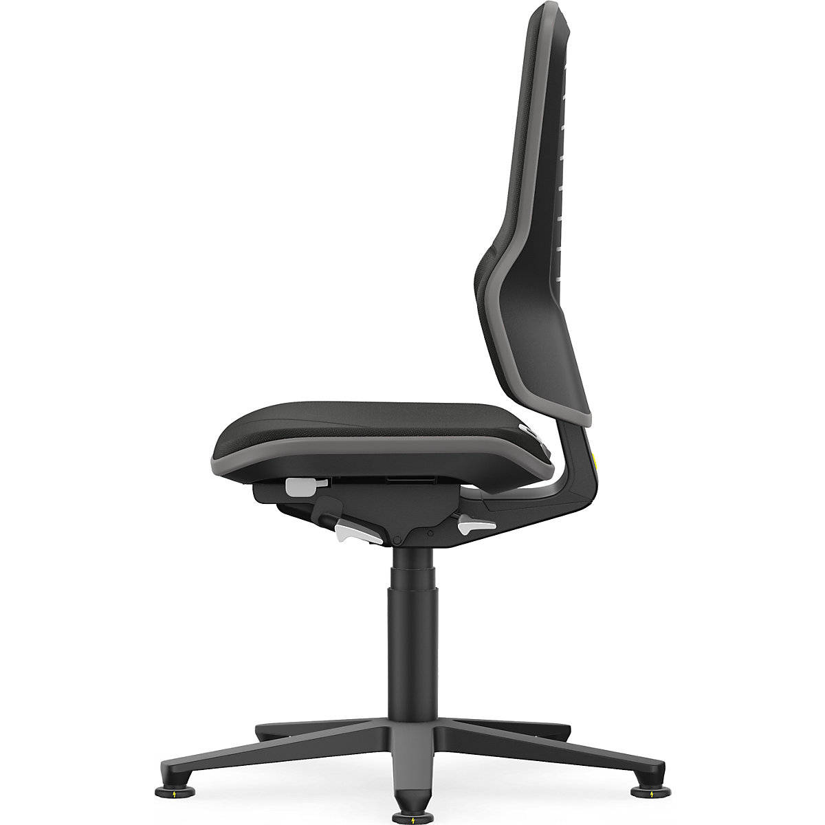 Obrotowe krzesło do pracy ESD NEON, ślizgacze – bimos (Zdjęcie produktu 4)-3