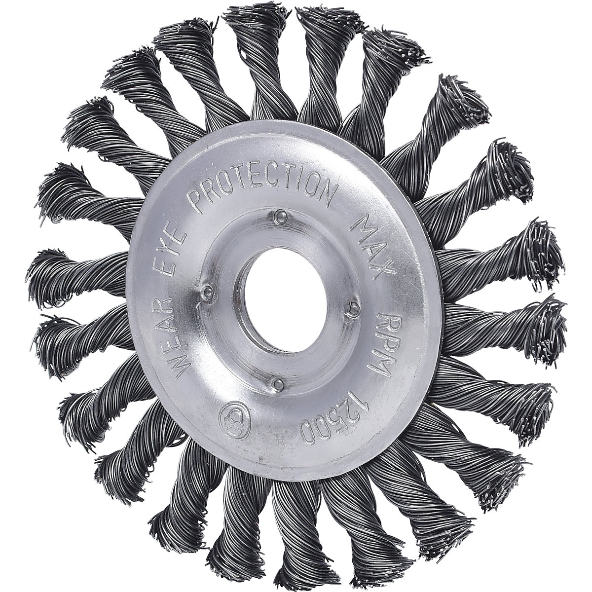 Szczotka druciana stalowa, okrągła – KS Tools (Zdjęcie produktu 4)-3