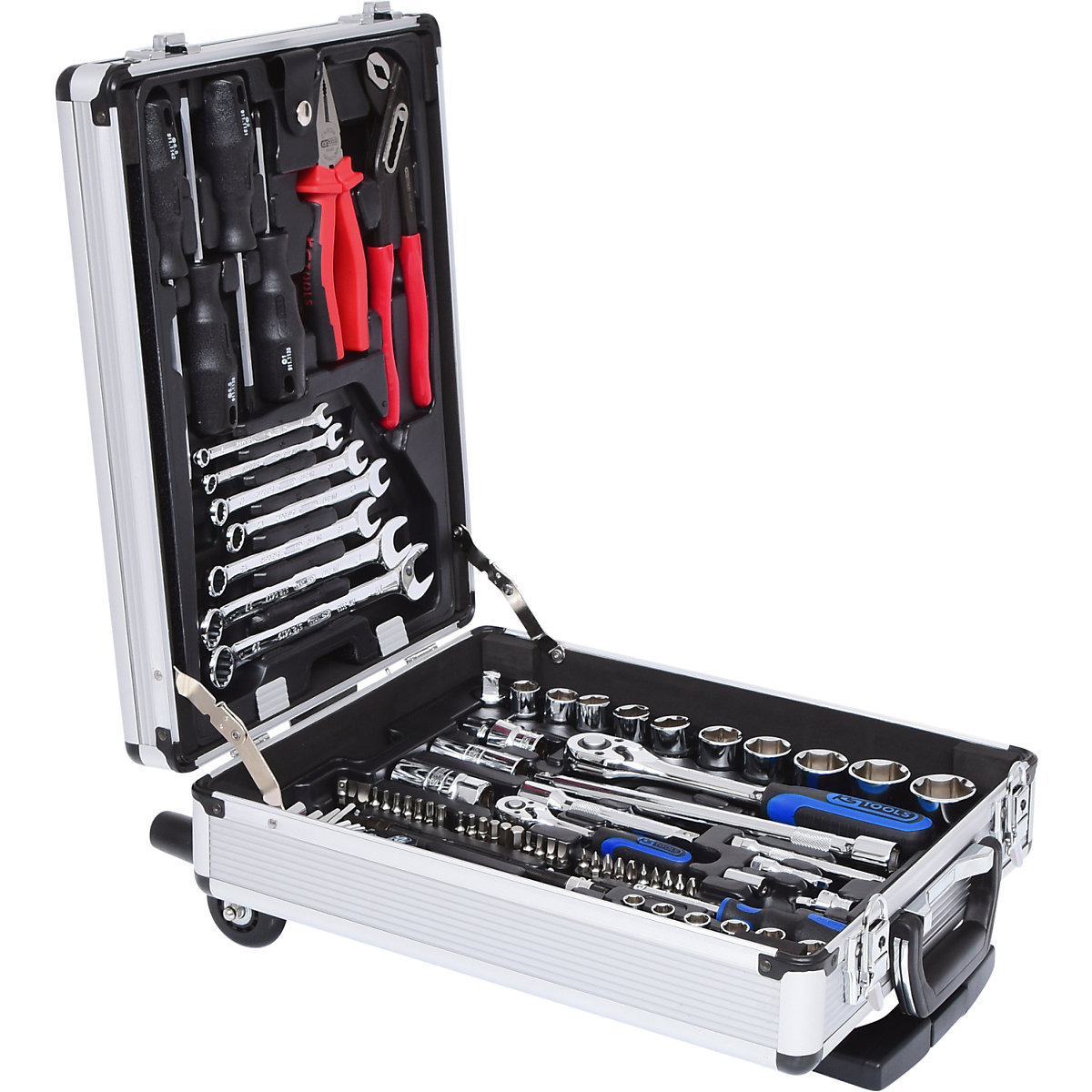 Zestaw narzędzi CHROMEplus 1/4'' + 1/2'' – KS Tools (Zdjęcie produktu 3)-2