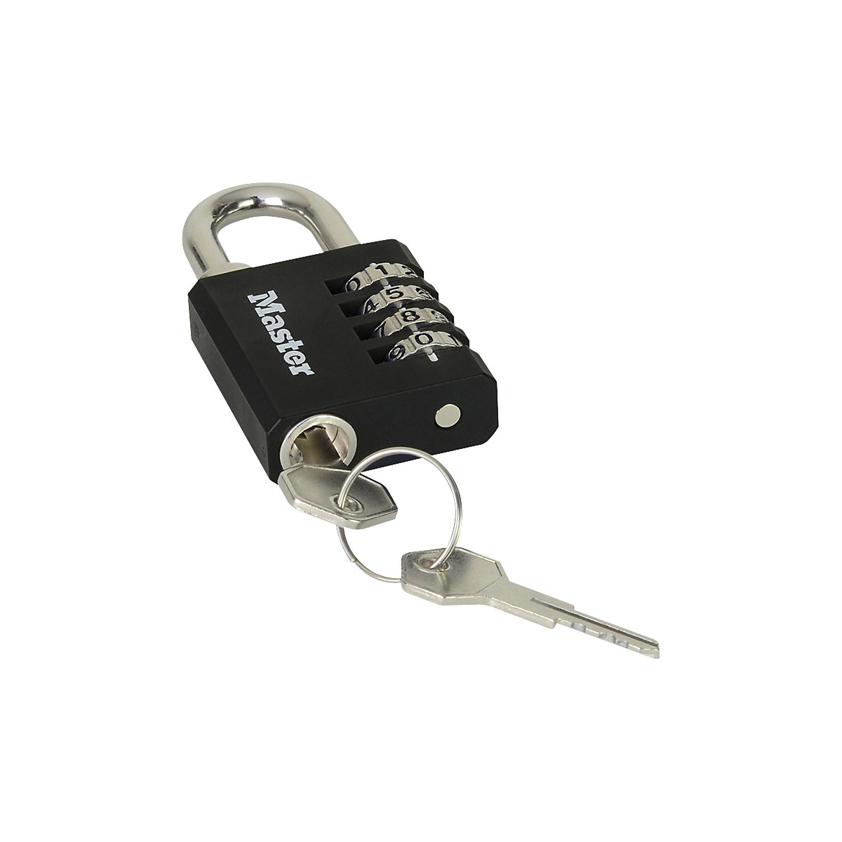 Kłódka z systemem numerycznym, cynkowa – Masterlock (Zdjęcie produktu 3)-2