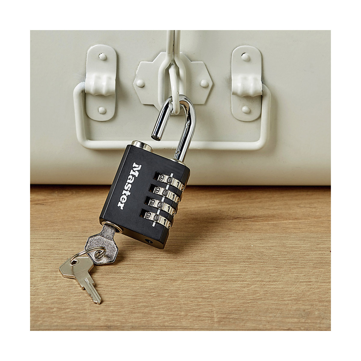 Kłódka z systemem numerycznym, cynkowa – Masterlock (Zdjęcie produktu 4)-3
