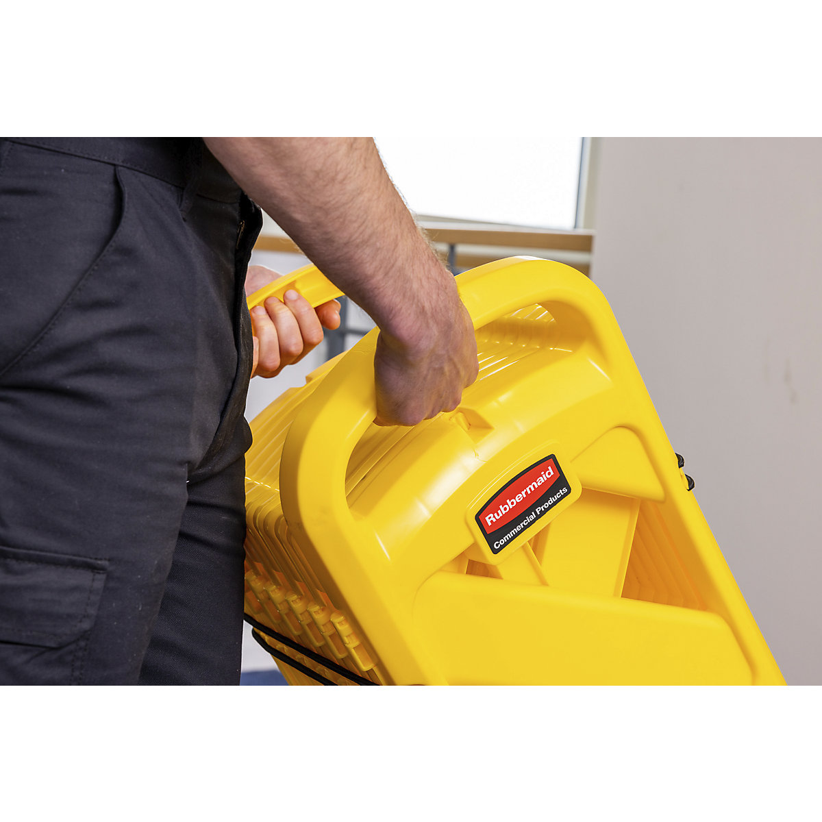 Płotek odgradzający z polietylenu, przestawny – Rubbermaid (Zdjęcie produktu 8)-7