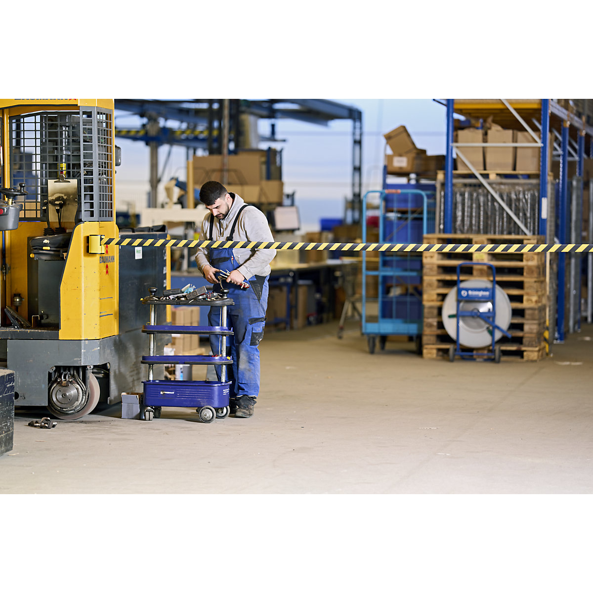 Kaseta z taśmą odgradzającą, aluminium (Zdjęcie produktu 8)-7