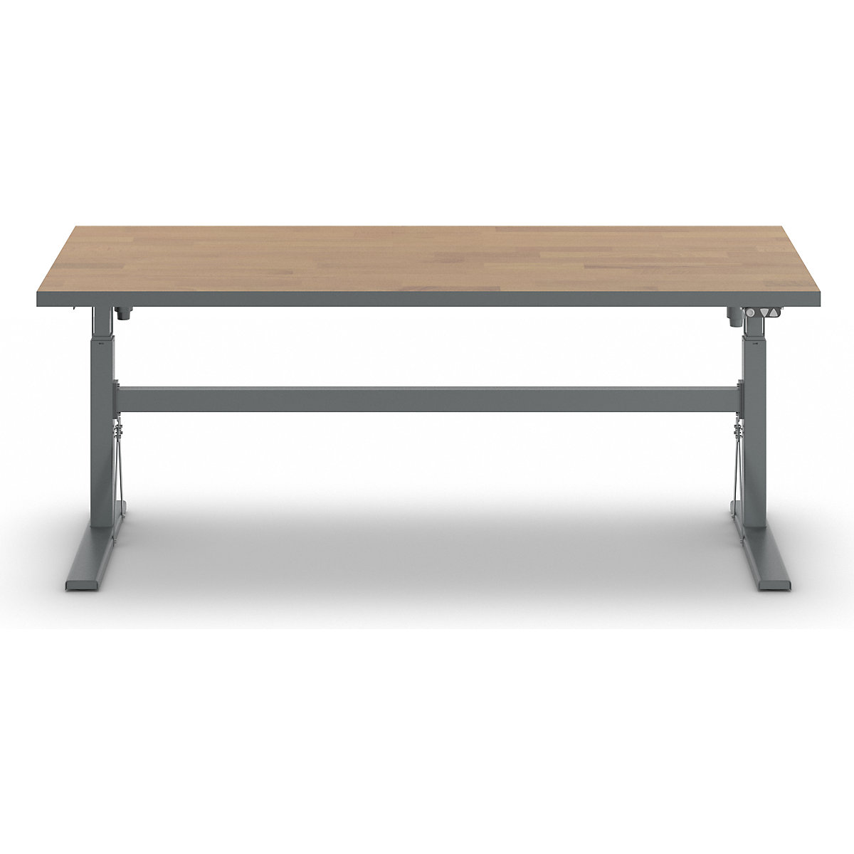 Stół roboczy, z elektryczną regulacją wysokości – nośność 350 kg – eurokraft pro (Zdjęcie produktu 7)-6