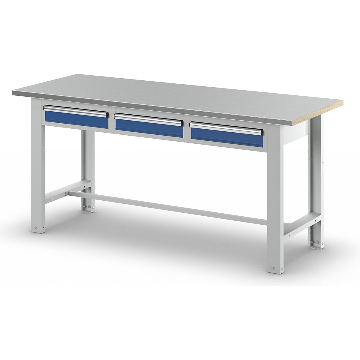 Stół warsztatowy, system modułowy – eurokraft basic (Zdjęcie produktu 3)-2