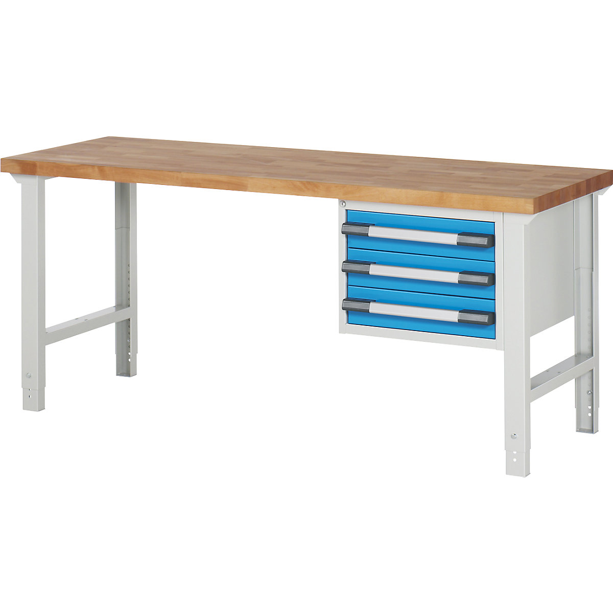 Stół warsztatowy, system modułowy serii 7000 – eurokraft pro (Zdjęcie produktu 2)-1