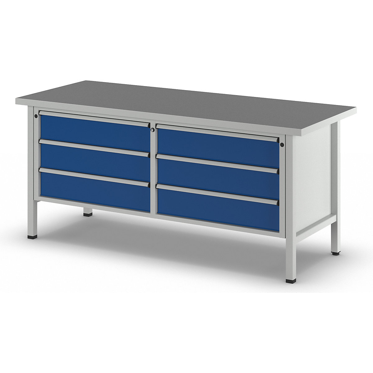 Stoły warsztatowe, szerokość 2000 mm, konstrukcja ramowa – ANKE (Zdjęcie produktu 10)-9